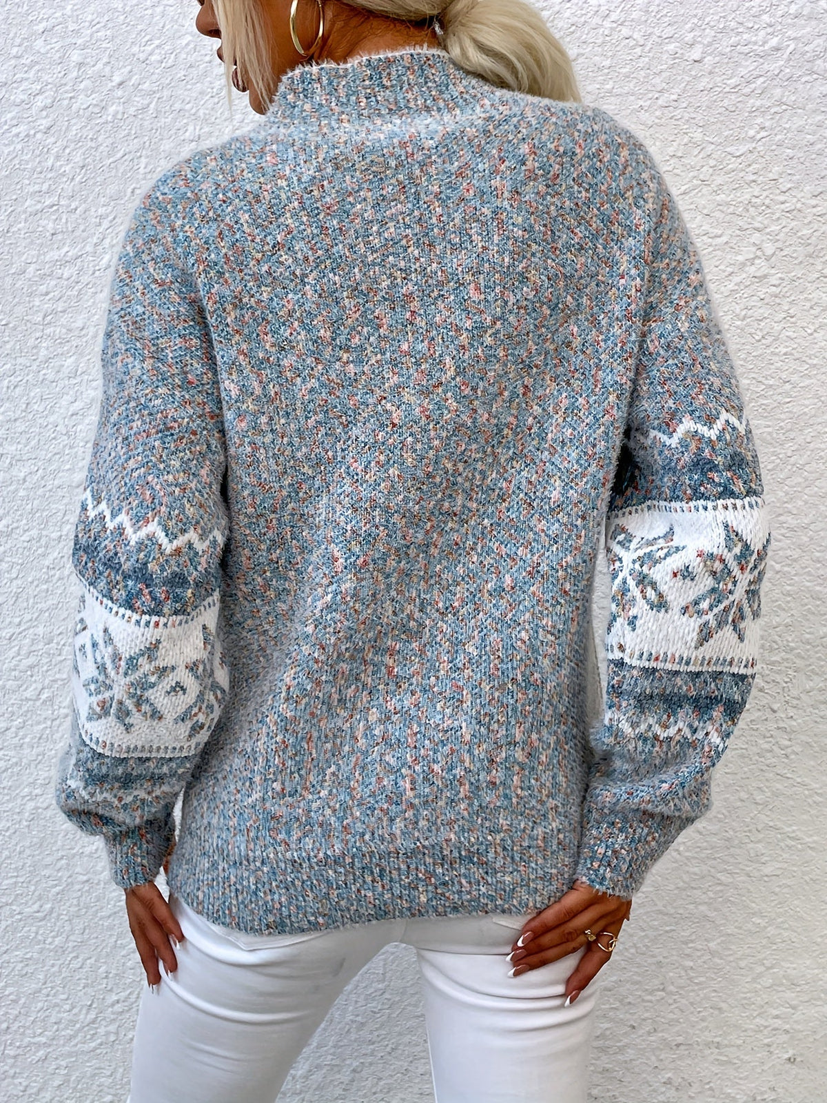 Heather | Cosy Snowflake Sweater
