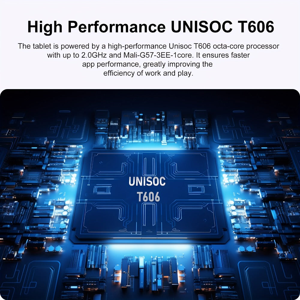 Android Tablet 10.1-Inch with Android 16, Octa-Core CPU, 7000mAh Battery and RAM or Storage Options