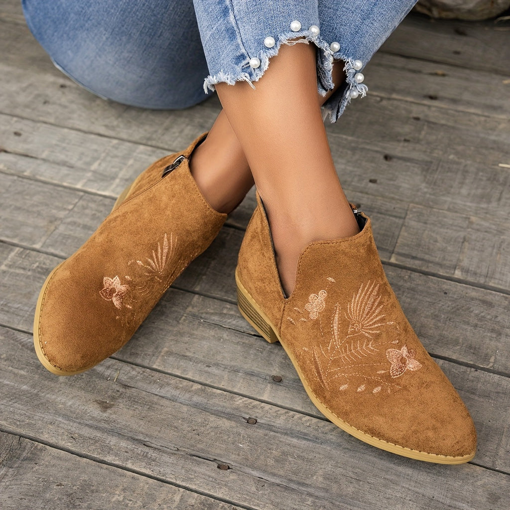 Josephine | Bestickte Stiefeletten