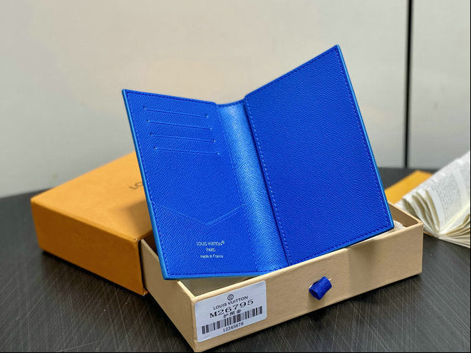 Louis Vuitton Basketball Court Monogram Compact Wallet — Blue