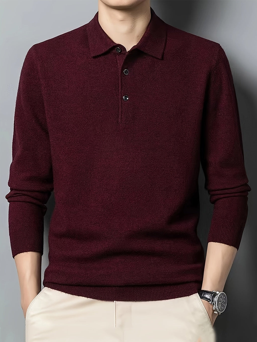 Frederick | Eleganter Polopullover mit Kragen