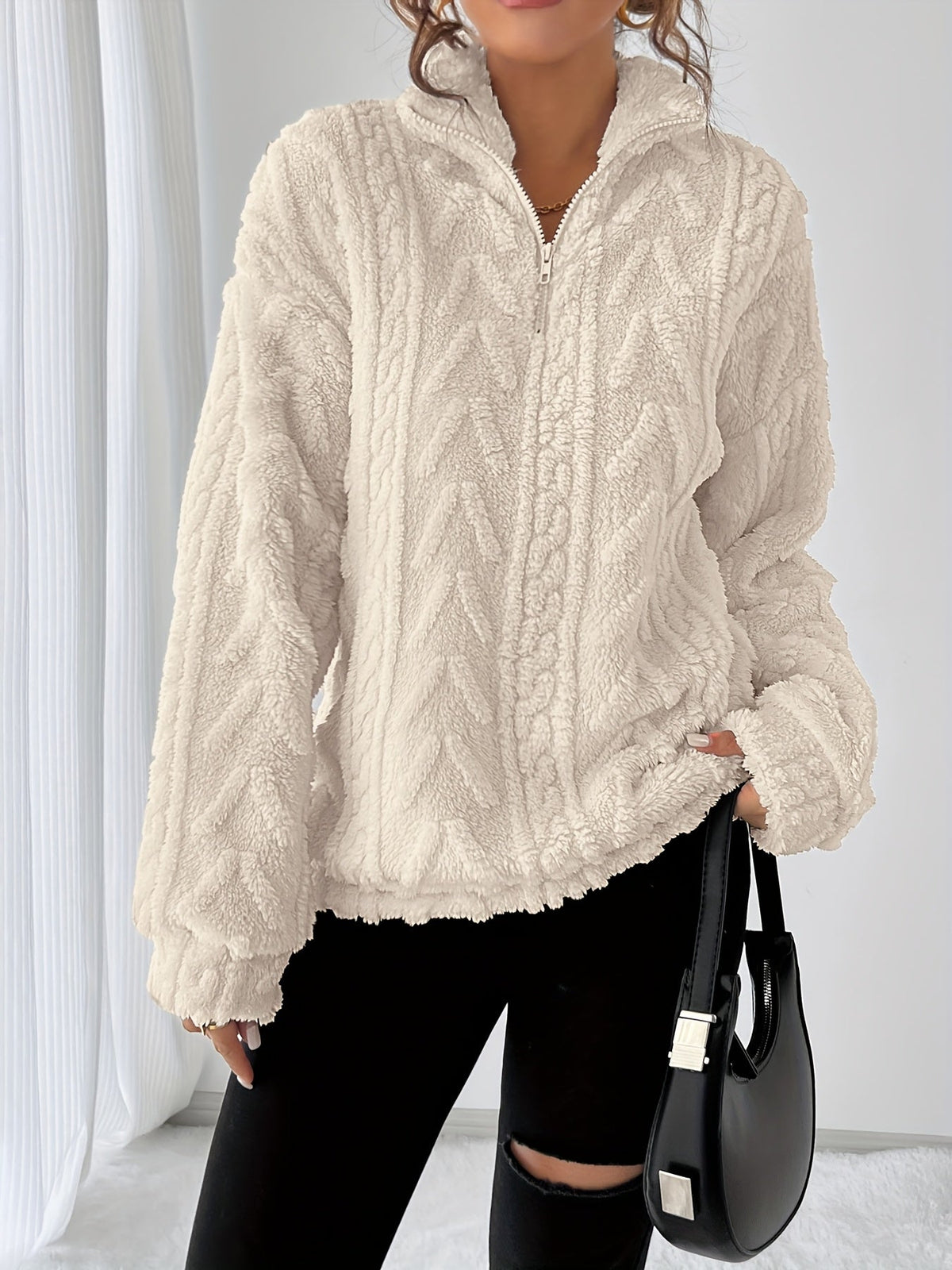 Susanna | Kuscheliges Sweatshirt mit Struktur
