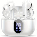 Wireless Earbuds Bluetooth 5.3 with Call Noise Reduction Mic, LED Display Case and Eight Color Options