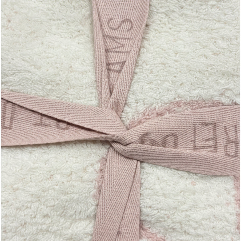 Barefoot Dreams CozyChic ABC Baby Blanket Soft Plush Microfiber Alphabet Throw