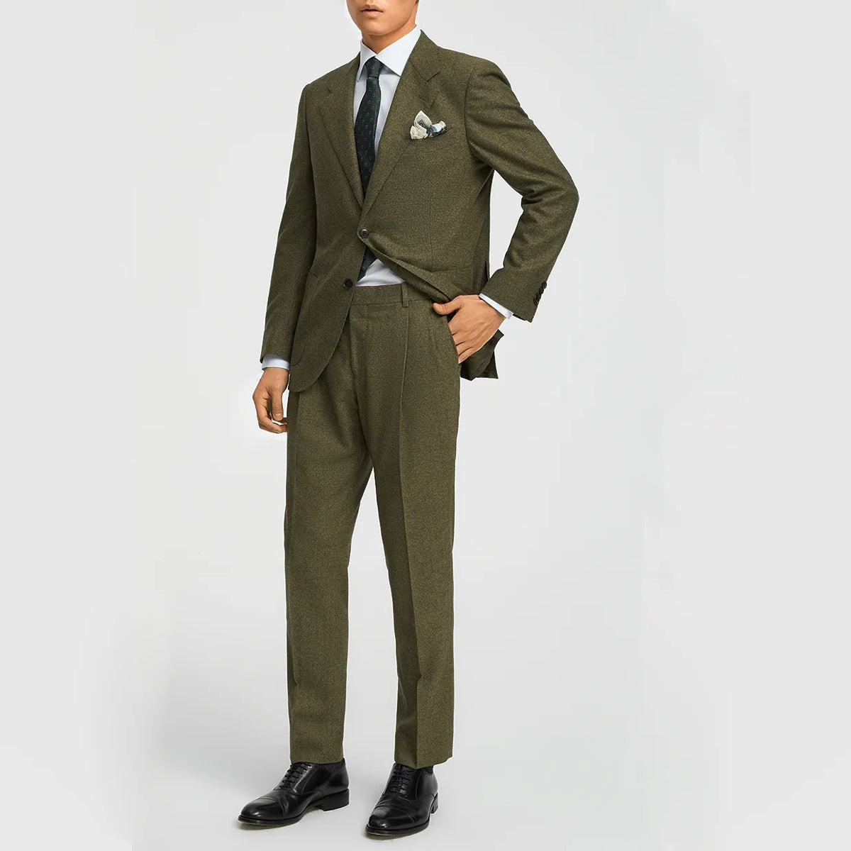 Sweetearing Men's Tweed Suit Wedding Suit Prom Tuxedo