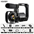 5K 30FPS Vlog Camera 48MP UHD WiFi with 16x Digital Zoom, IR Night Vision for an Everyday Personal Care Routine
