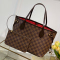 NEVERFULL MM MIT STAUBBEUTEL DAMIER EBENE CANVAS 29CM