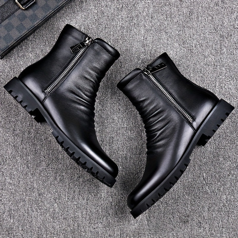 Carson | Elegante Stiefel mit seitlichem Reißverschluss