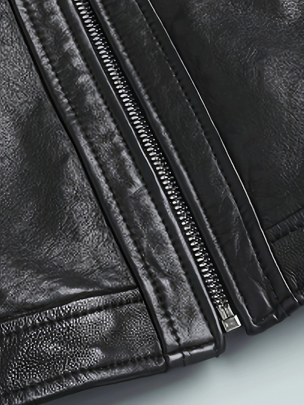 Blake | Klassische Bikerjacke mit Stehkragen