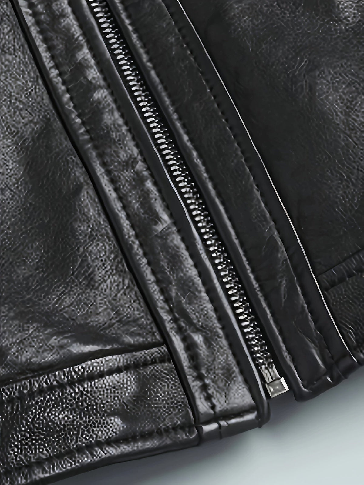 Blake | Klassische Bikerjacke mit Stehkragen