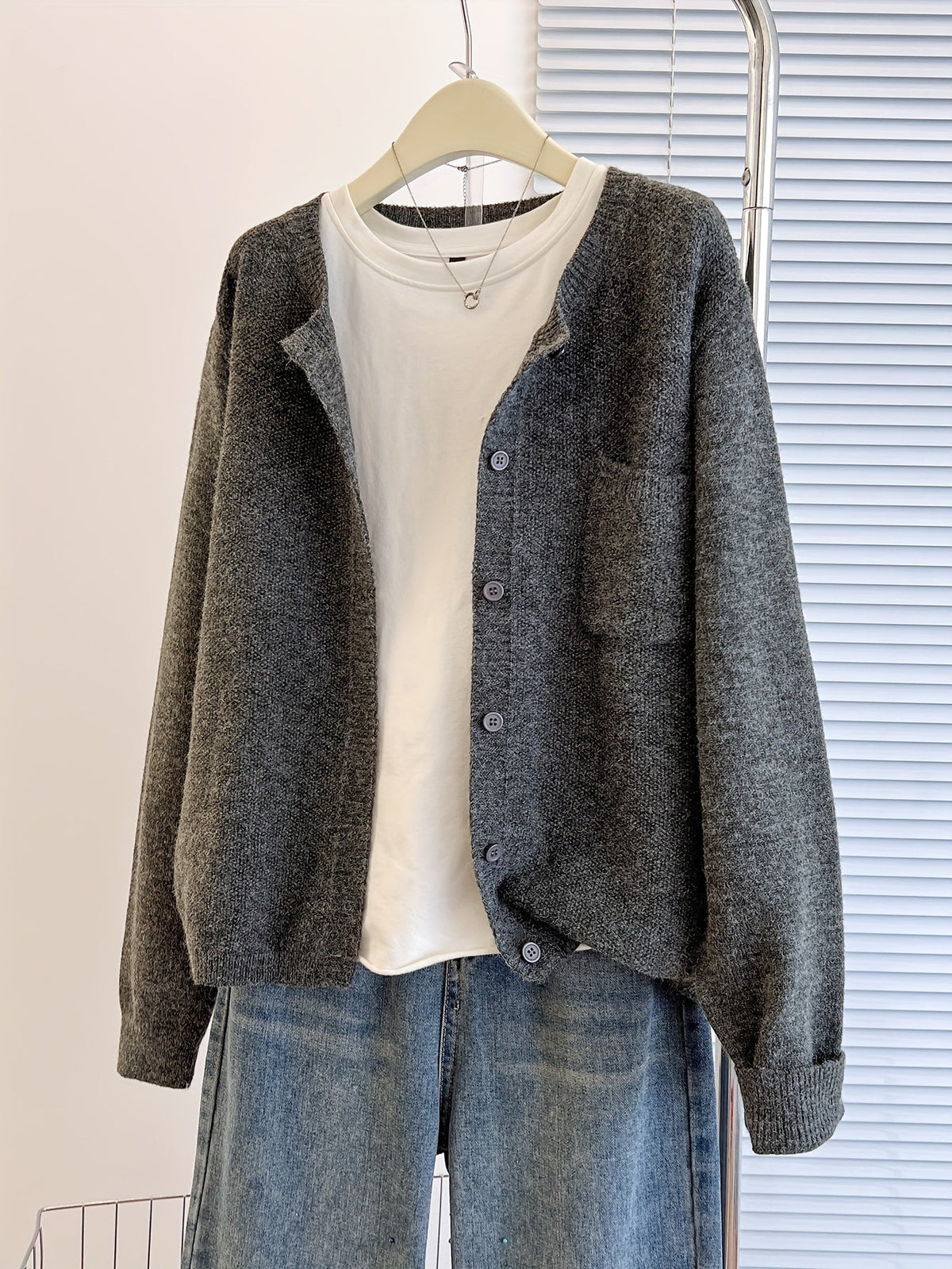 Tamsin | Relaxed Button-Front Cardigan