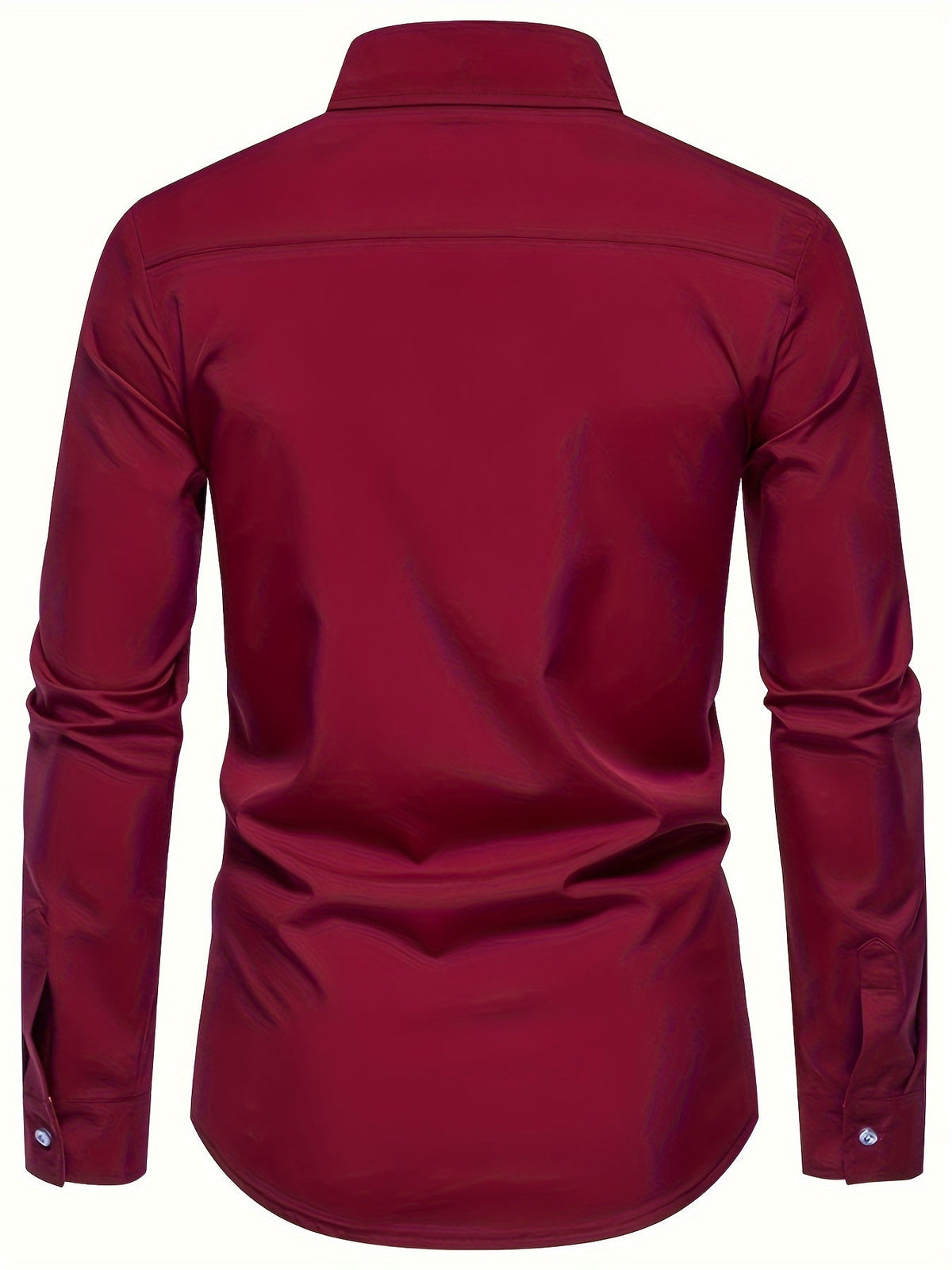 Dorian | Contrast-Trim Long Sleeve Shirt