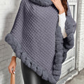 Rosabel | Cosy Fur-Trim Poncho