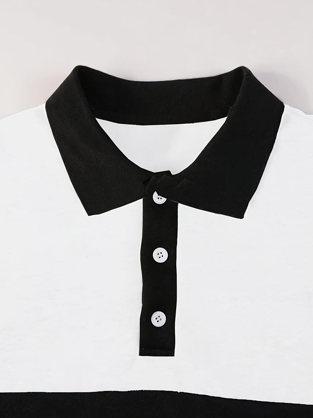 Nolan | Langärmliges Polo-Shirt im Colour-Block-Design