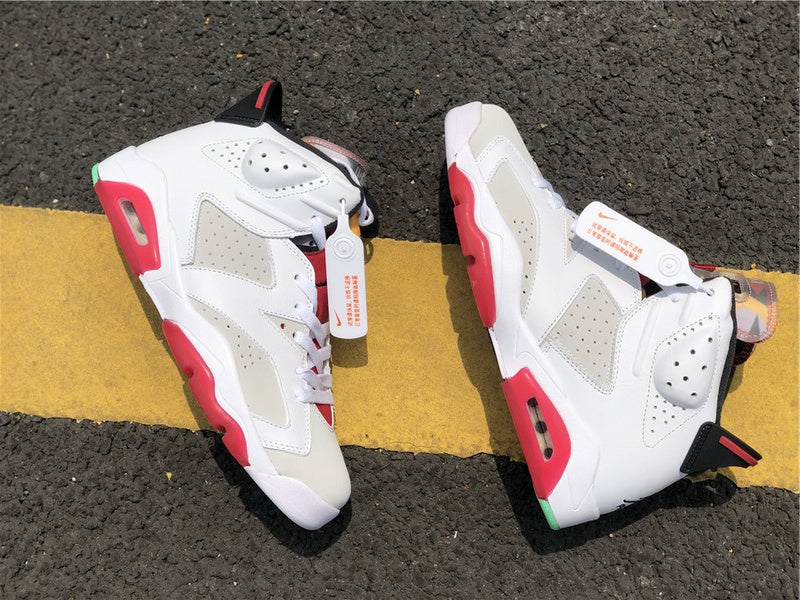 Air Jordan 6 Retro Hare – White / True Red / Black (Space Jam Bugs Bunny)