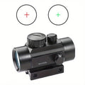 Red Green Dot Sight Scope 1x40 with Picatinny Rail Mount, 2 Reticle Types, Adjustable Brightness for Rifles