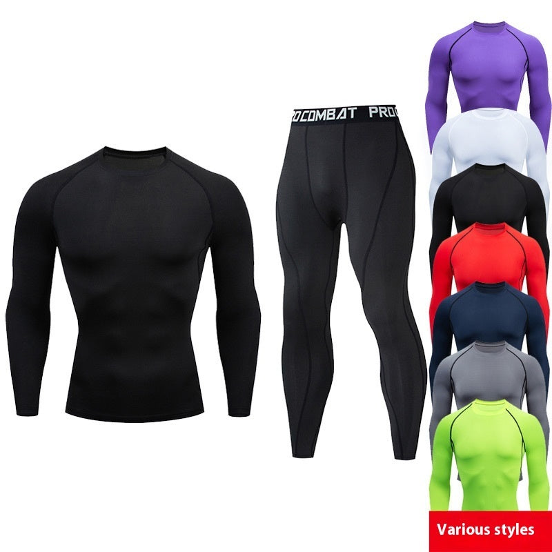 Men's Tight Pants Quick Dry Sports Set