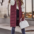 Flora | Longline Hooded Padded Gilet