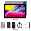 Android Tablet 10.1-Inch PRITOM with Android 14, 8GB Total RAM, 128GB Internal Storage and Keyboard Kit