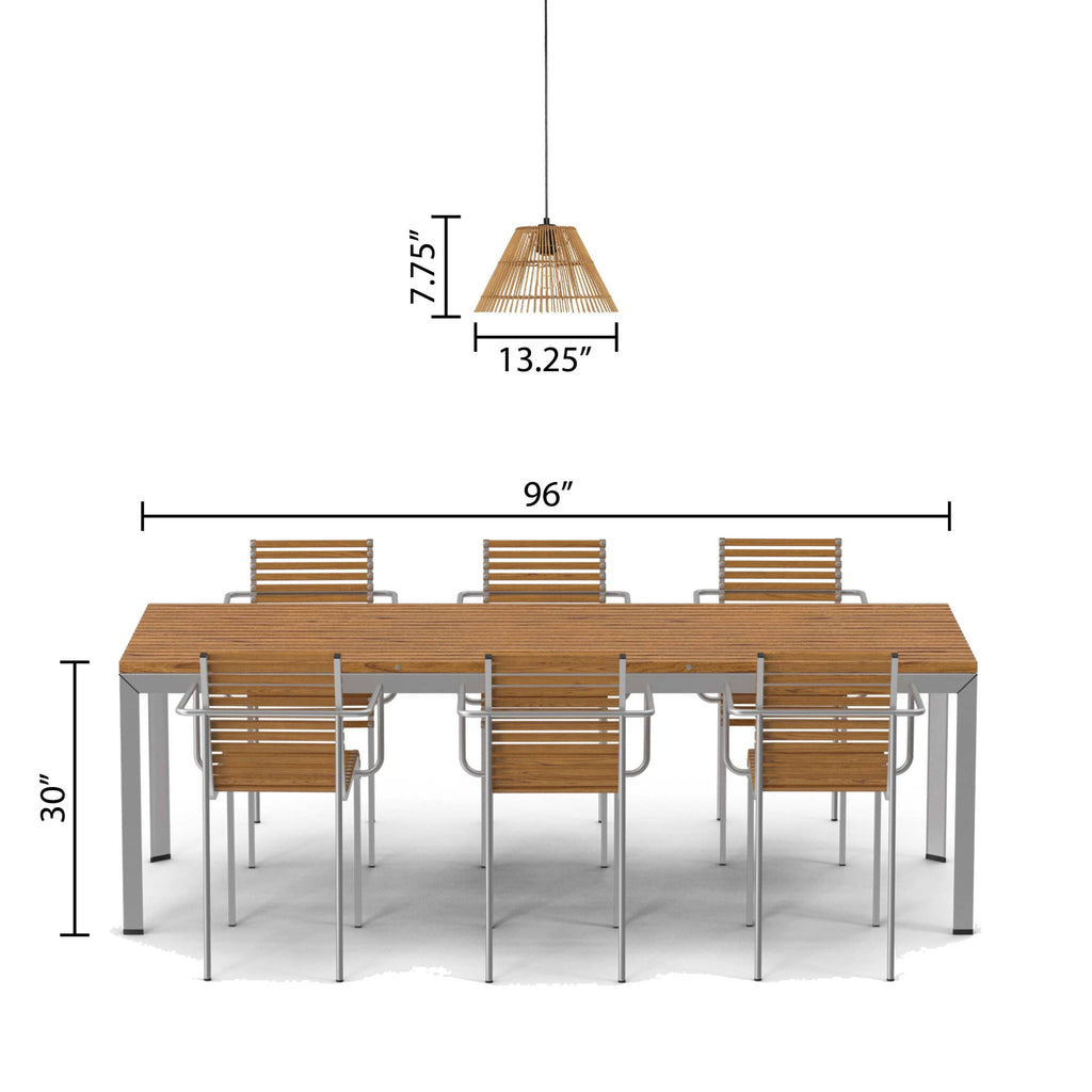 River of Goods Hanging Pendant Lamp - Brown