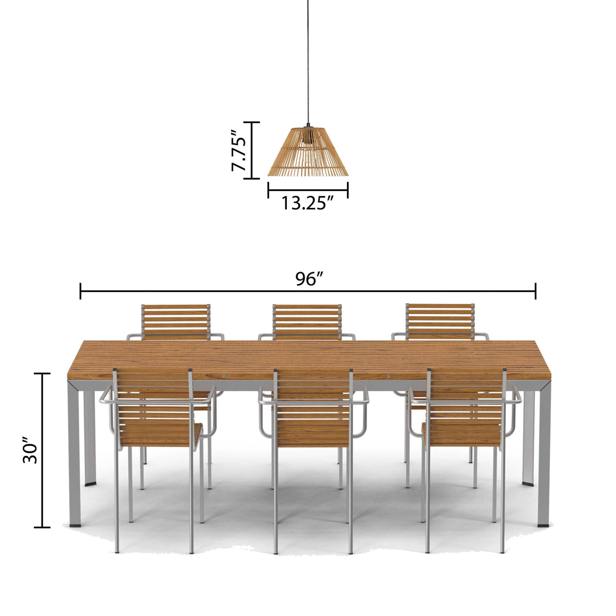 River of Goods Hanging Pendant Lamp - Brown