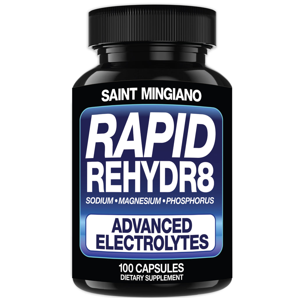 Rapid Rehydr8 Electrolyte Capsules Hydration Muscle Endurance Recovery Supplement Daily