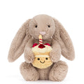 Bashful Bunny with Birthday Cake