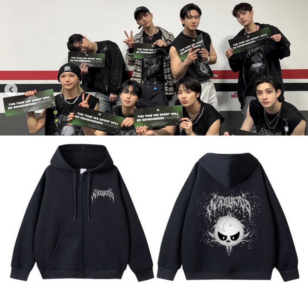 Evil SKZOO Tour Hoodie Zip Up - Stray Kids merch