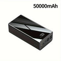 Portable Charger 50000mAh Large Power Bank LED Light Power Display Multi-Port USB-C Micro for an Everyday Personal Care Routine