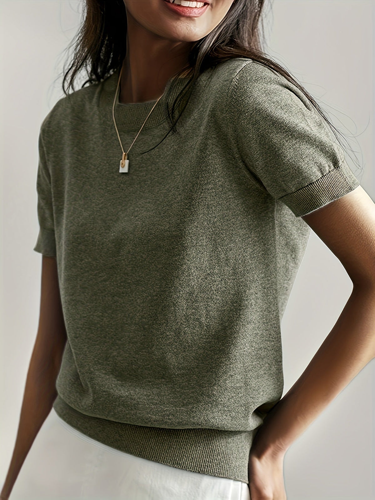 Tabitha | Locker fallendes Kurzarm-Top