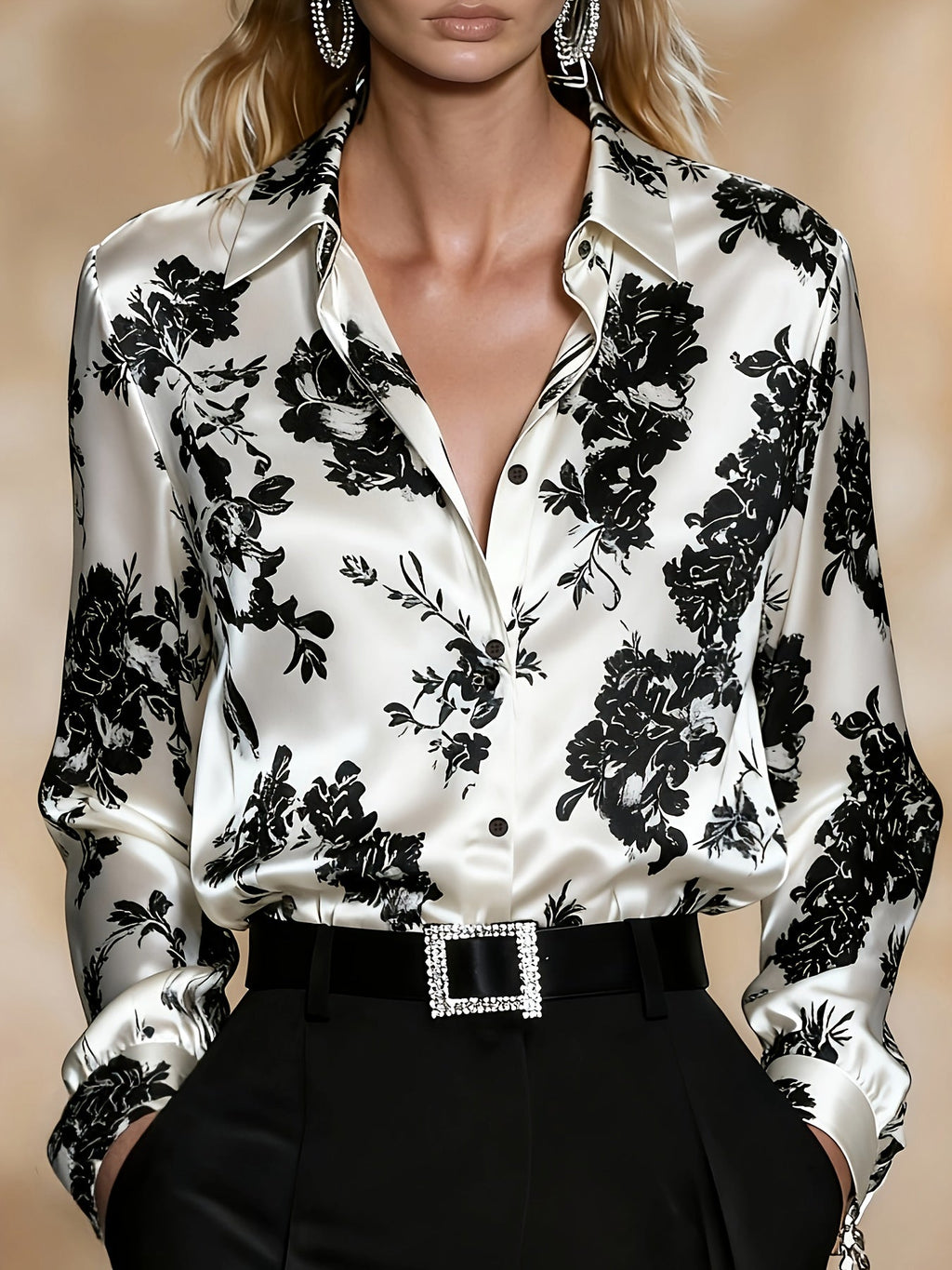 Lucia | Bluse mit Blumenmuster