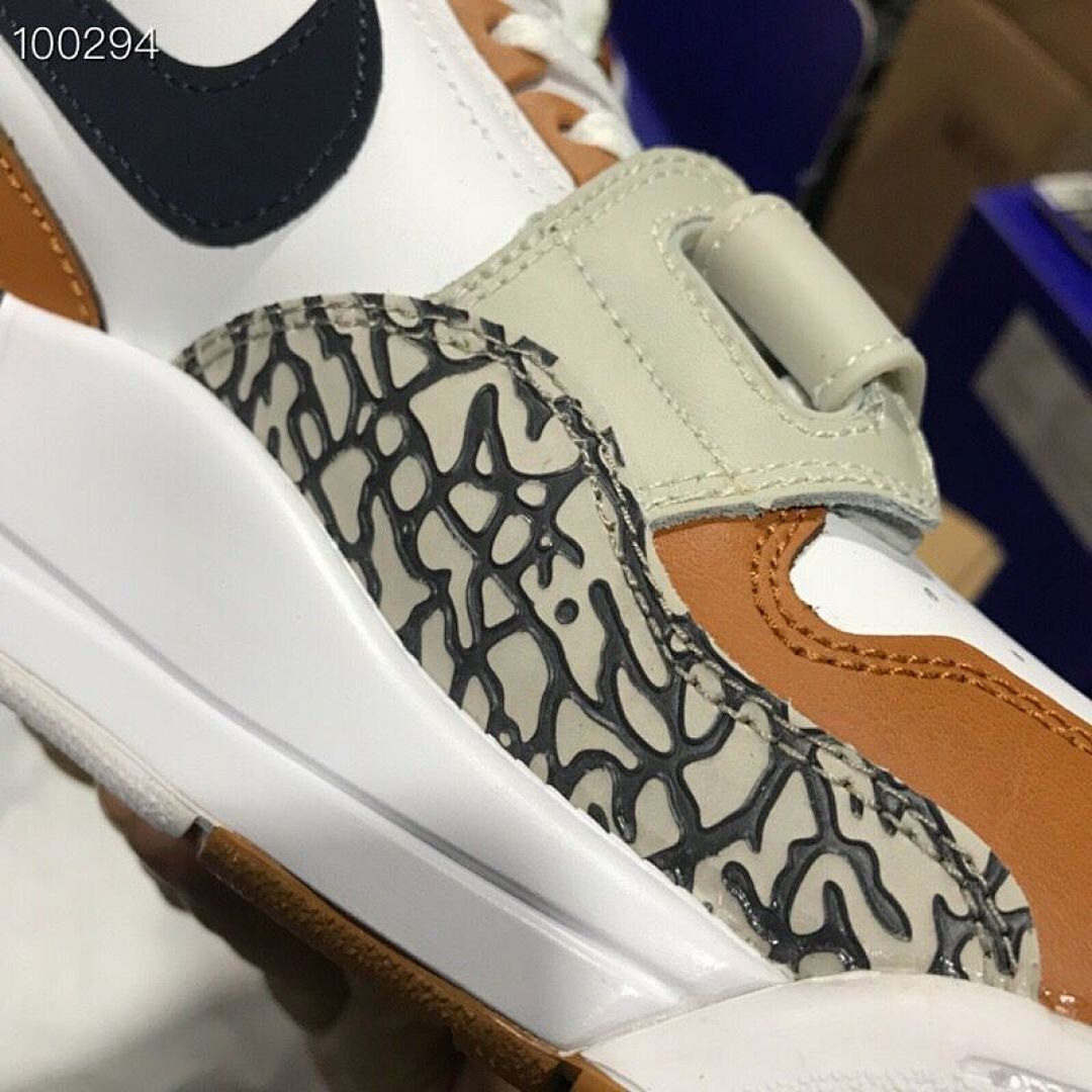 Air Jordan Legacy 312 Wheat Gum – White / Tan / Black / Cement / Gum