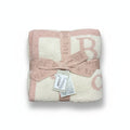 Barefoot Dreams CozyChic ABC Baby Blanket Soft Plush Microfiber Alphabet Throw