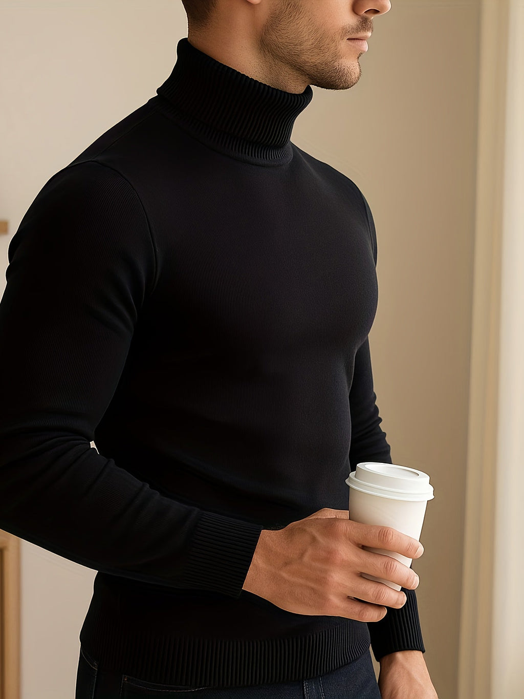 Gideon | Eleganter Rollkragenpullover
