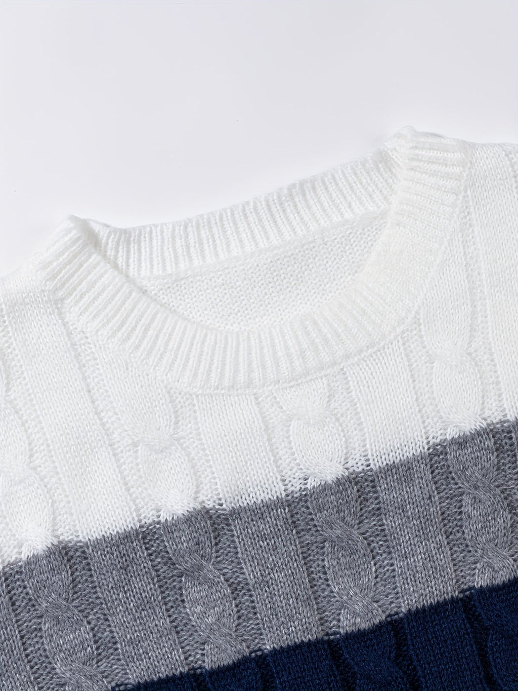 Nigel | Textured Cable-Knit Jumper