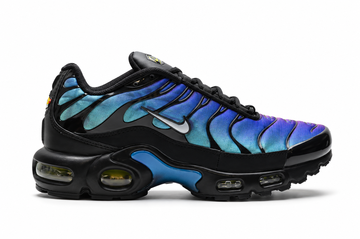 Nike Air Max Plus TN – Black Iridescent Holographic Blue Pink Wave