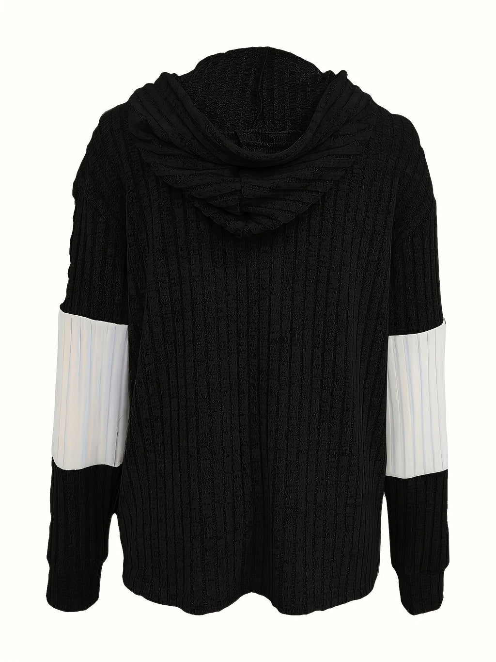 Georgiana | Ribbed Zip-Up Hoodie