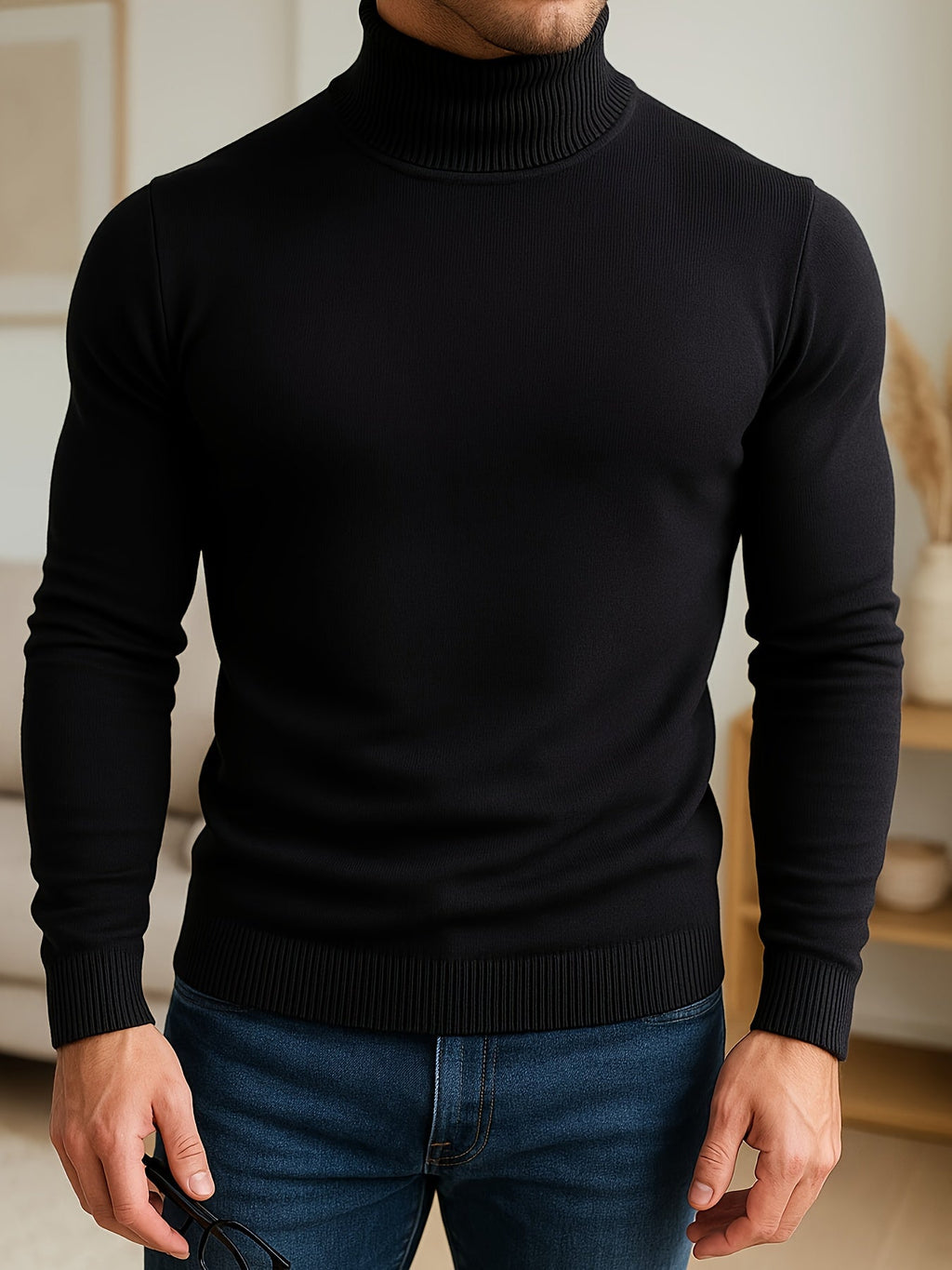 Gideon | Eleganter Rollkragenpullover