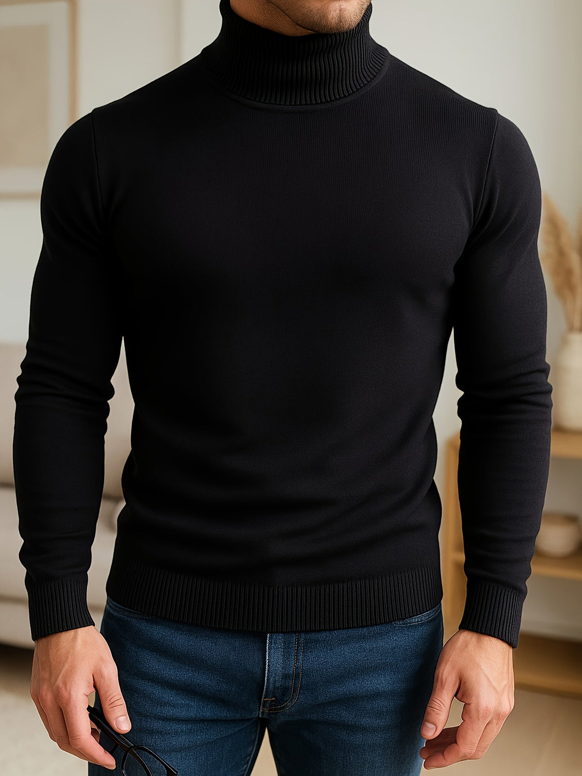 Gideon | Eleganter Rollkragenpullover