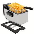Deep Fryer, Electric 1500W Non-Stick Detachable Basket Adjustable Temperature Control for Home Cooking, Dining and Outdoor Meals
