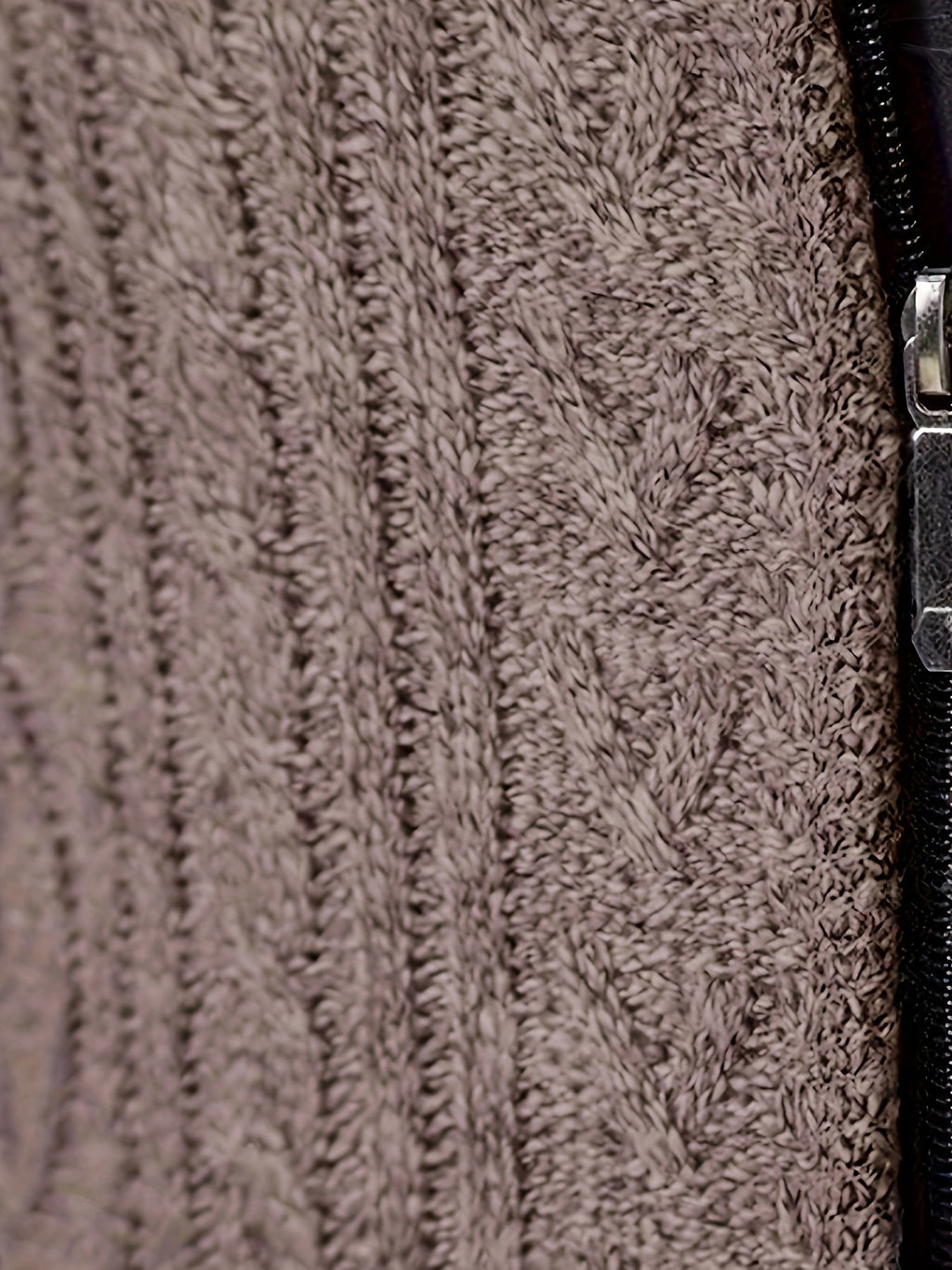 Edmund | Textured Stand-Collar Zip Cardigan