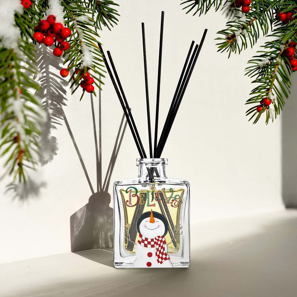 Believe - Toasted Almond 5oz Oil Reed Diffuser Set