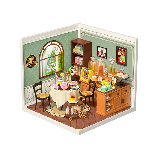 Robotime Rolife Sweet Sips Tea DIY Miniature House DW011