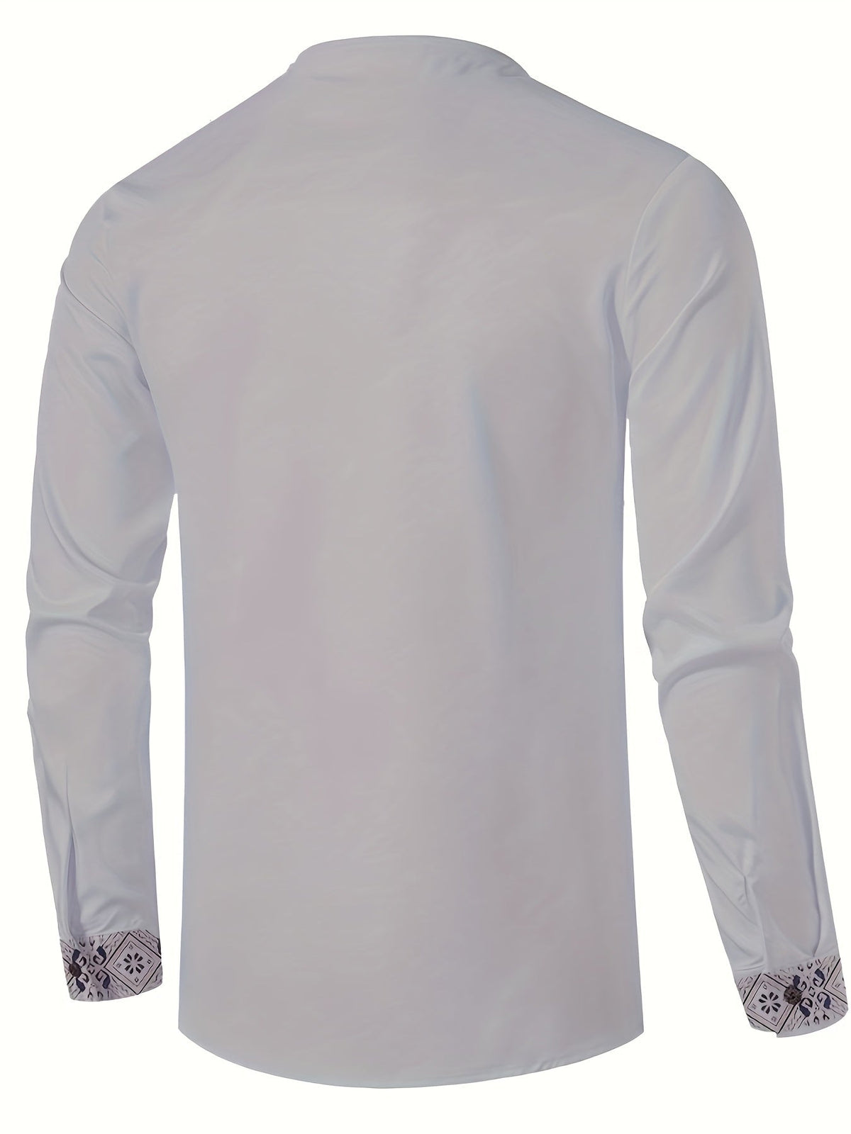 Dorian | Patterned Stand-Collar Shirt
