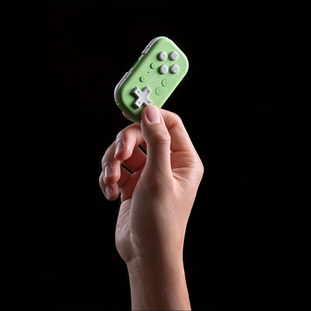 8BitDo Micro Bluetooth Gamepad Pocket Mini Controller for Nintendo Switch Android Raspberry Pi - Keyboard Mode Support Green