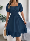 Mariselle | Stylisches Kleid mit Puffärmeln