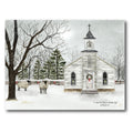 Christmas Chapel Gallery-Wrapped Canvas Wall Art