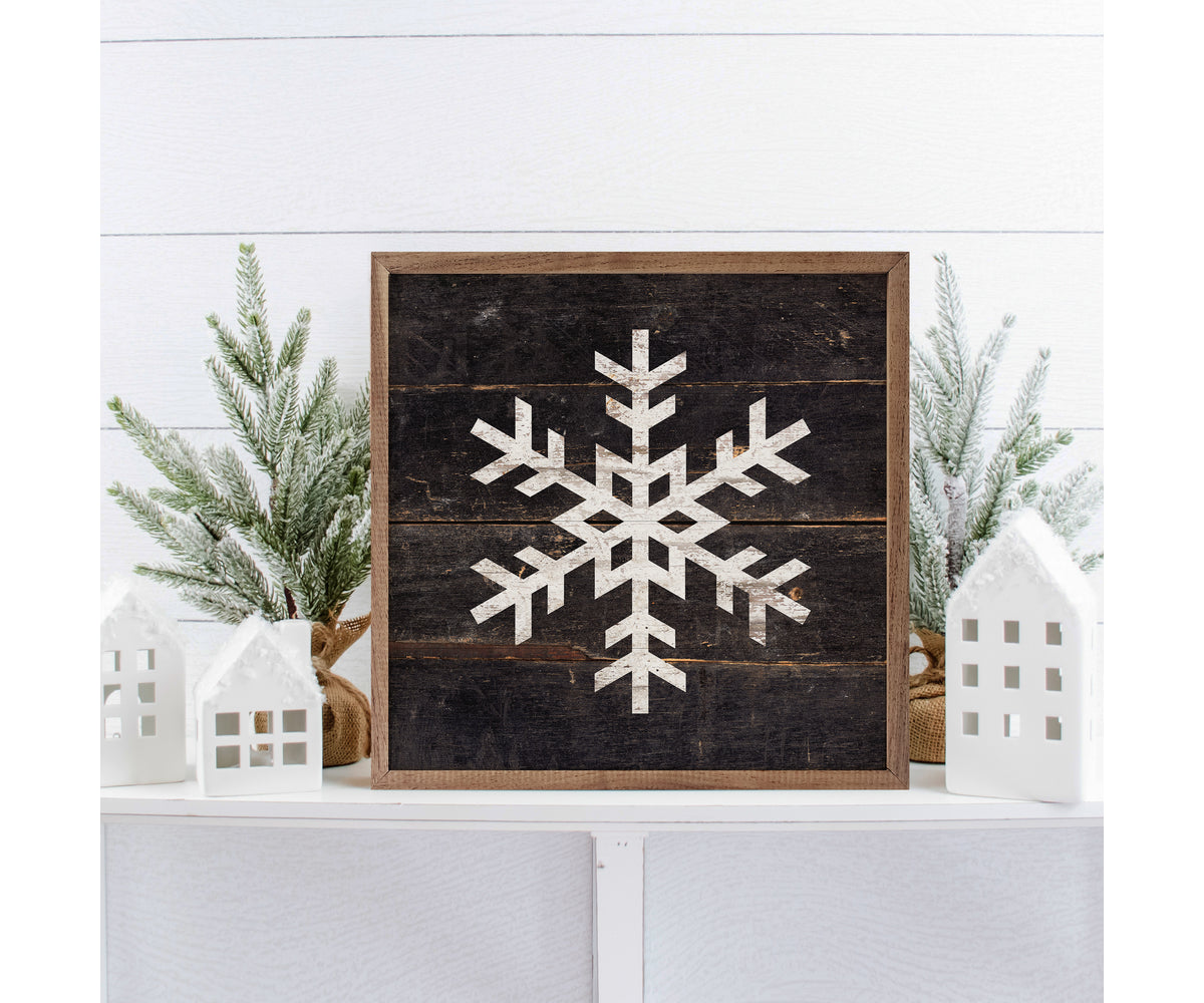 Kendrick Home Snowflake Black