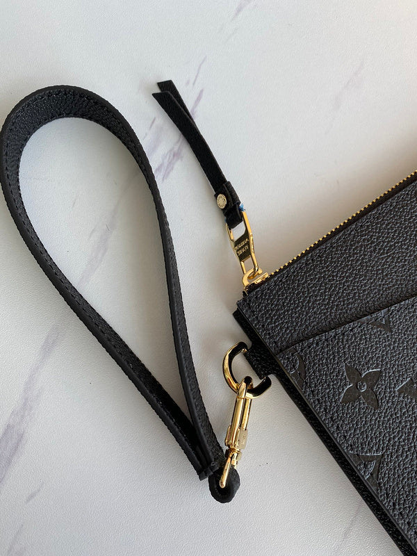 Louis Vuitton Daily Pouch – Monogram Empreinte Leather Black