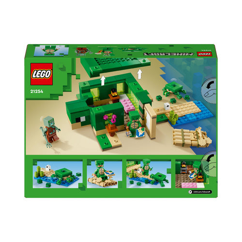 La maison de la plage de la tortue LEGO Minecraft 21254